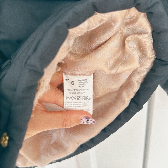 Kenzo kids black jacket with hood size 6 - Picture 5 of 5